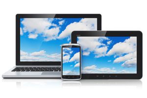 Laptop, Tablet and Phone