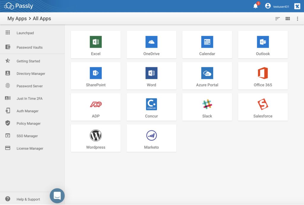 Passly App Screen